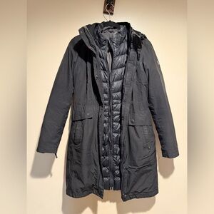 THE NORTH FACE SUZANNE TRICLIMATE JACKET black puffer coat